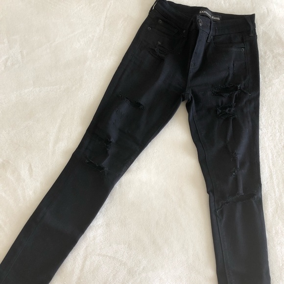 Express jean Legging distressed - Picture 3 of 7
